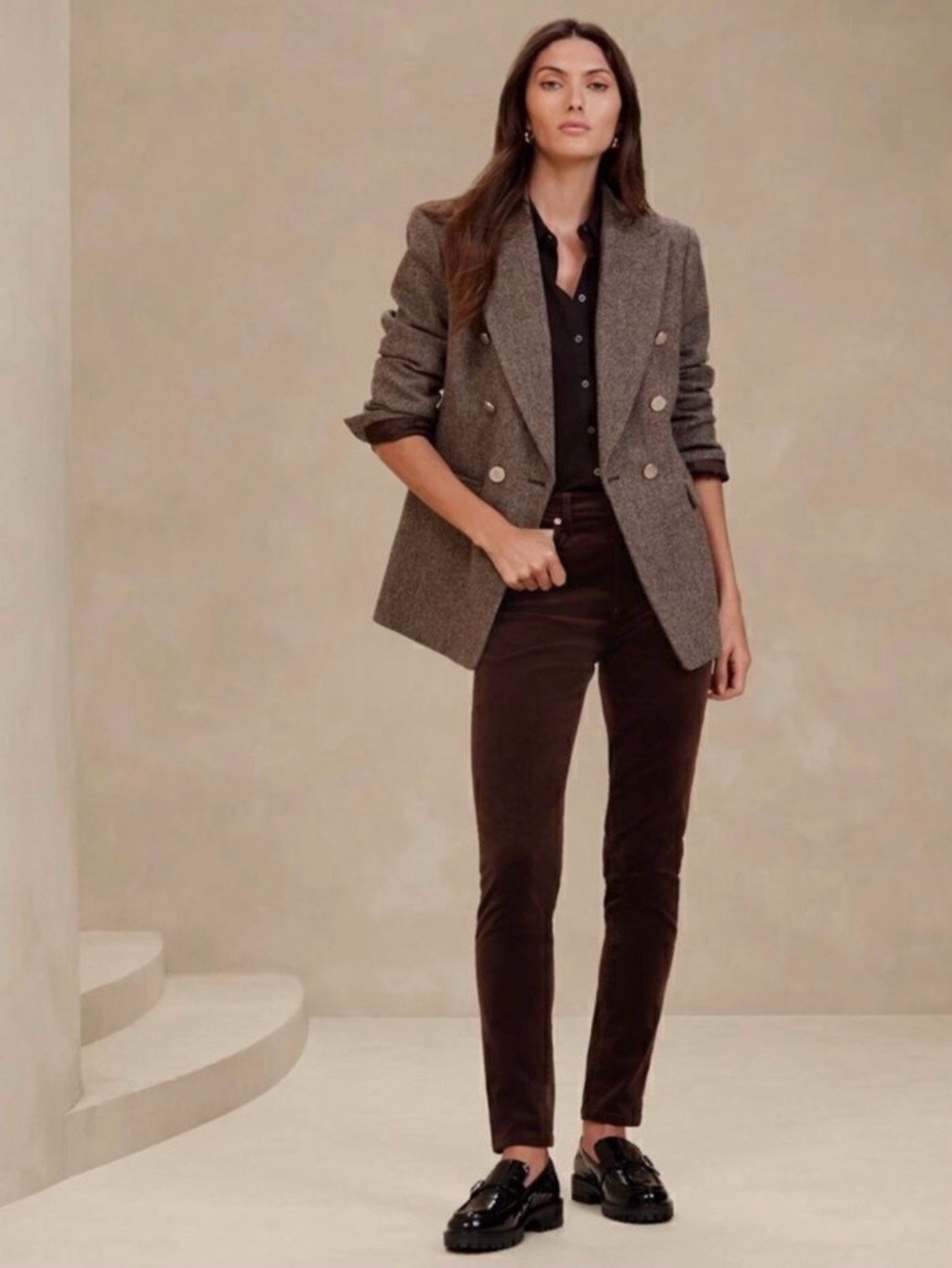 Banana Republic Dark Brown Corduroy Pants